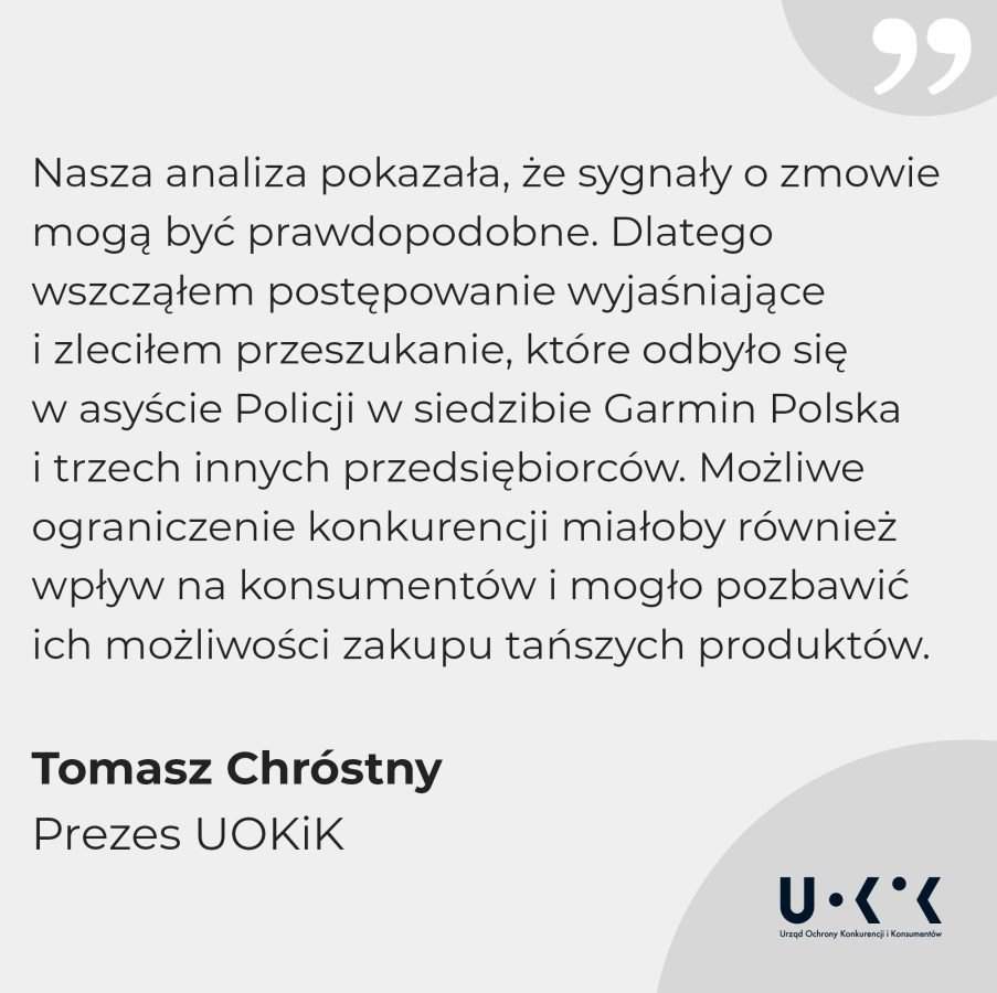 garmin uokik postępowanie wyjaśniające w skrócie