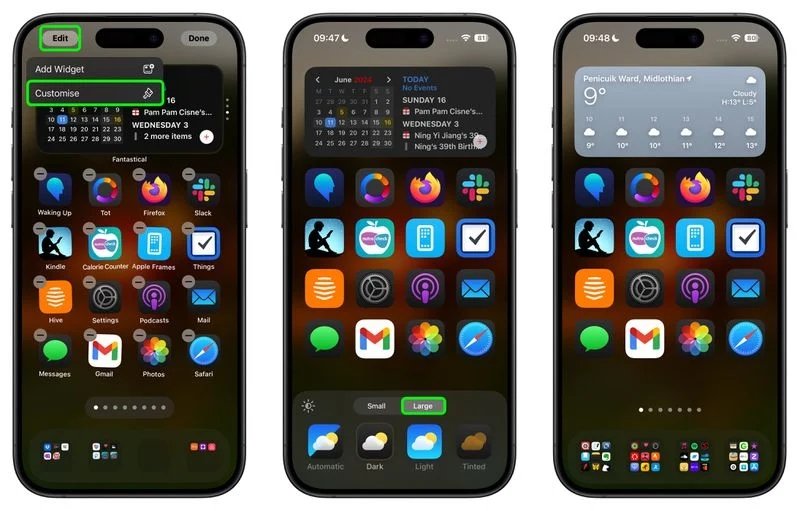 iOS 18 ukrycie nazw aplikacji