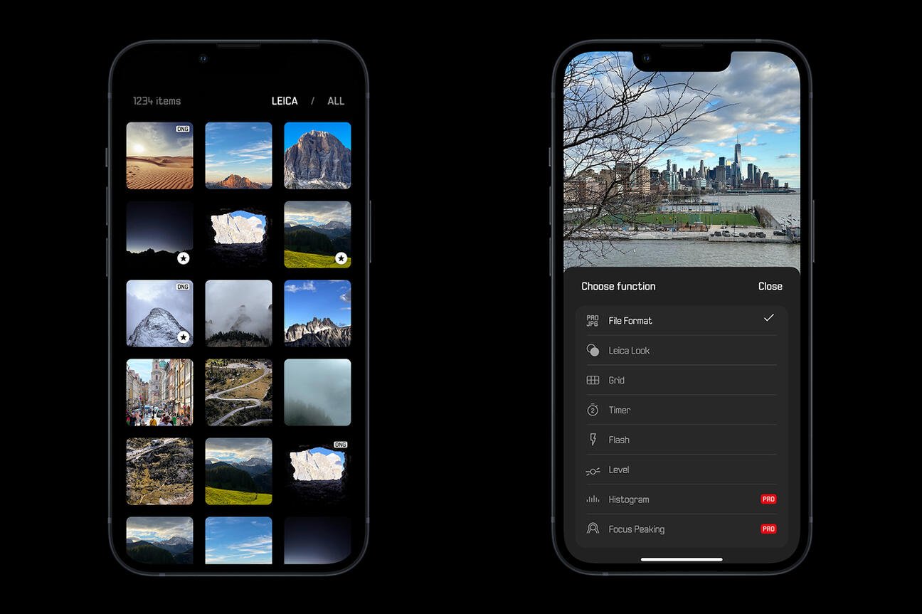 aplikacja leica lux na iphone'a