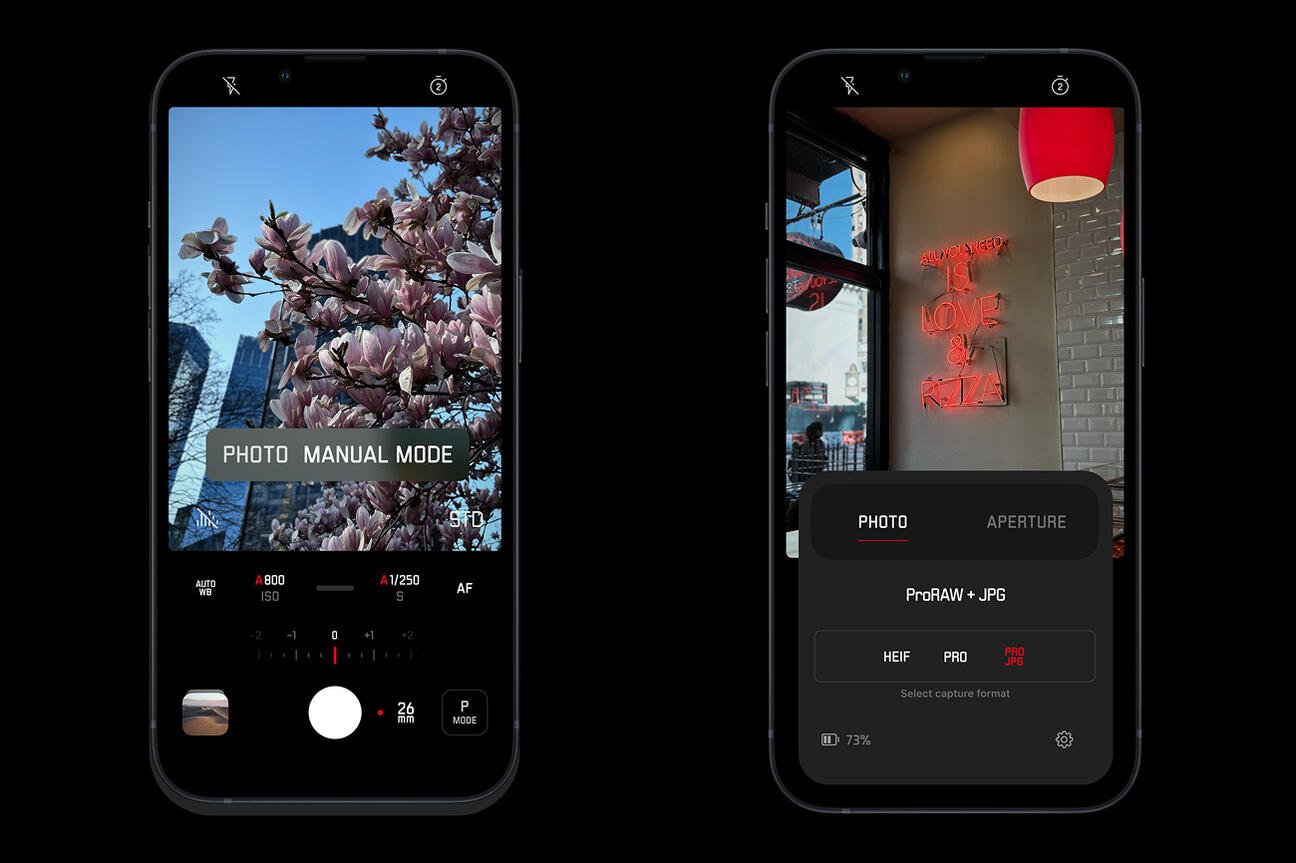 aplikacja leica lux na iphone'a apka