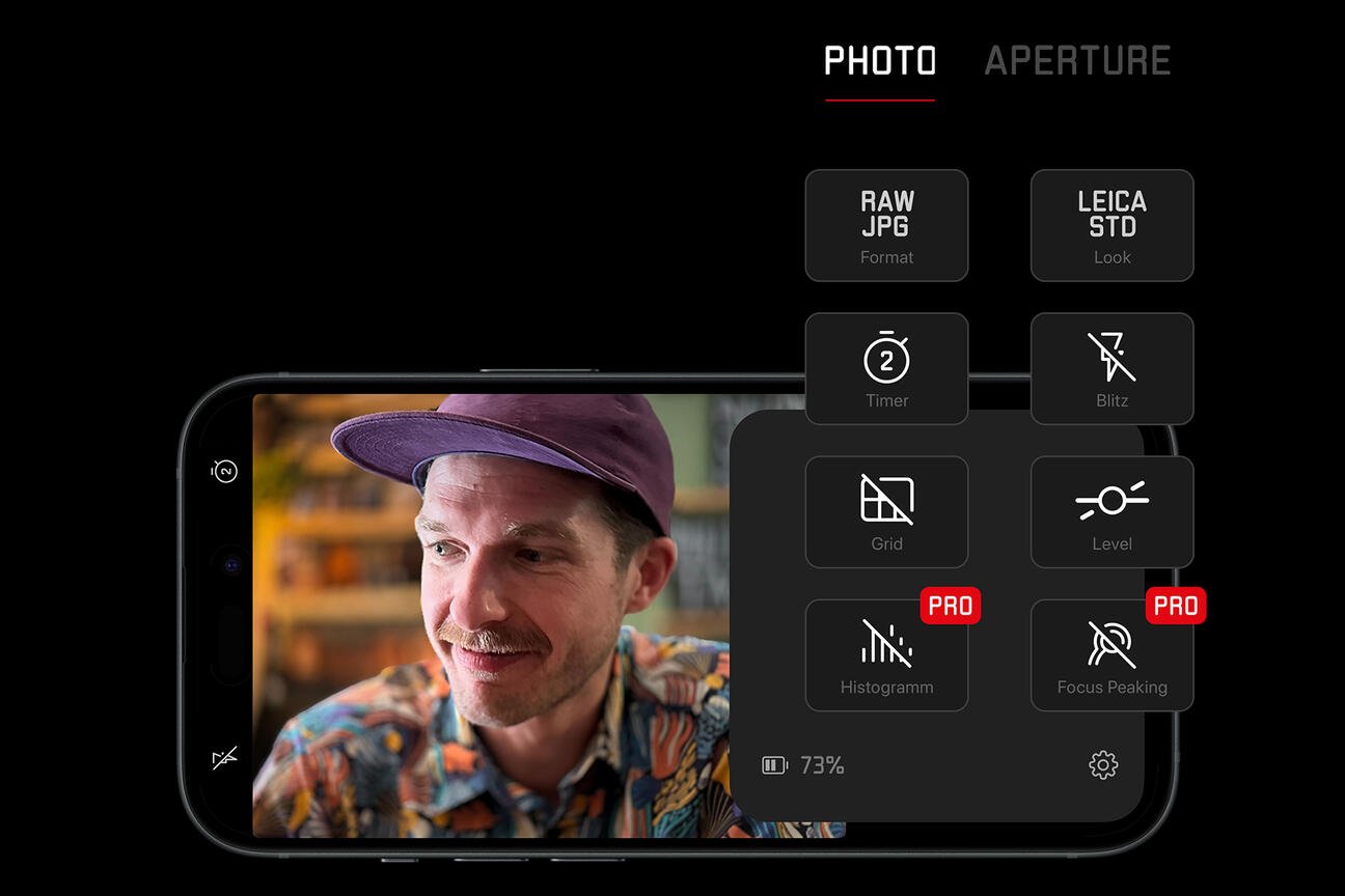 aplikacja leica lux na iphone'a apka