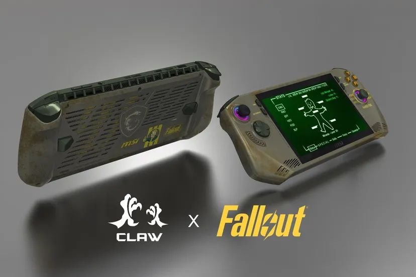 msi claw fallout konsola handheld