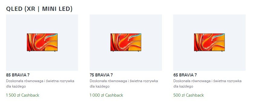 Telewizory Sony Bravia 7