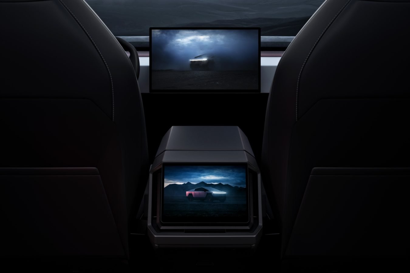 Tesla Cybertruck wnętrze