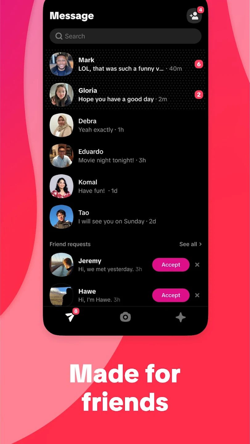 aplikacja Whee screen
