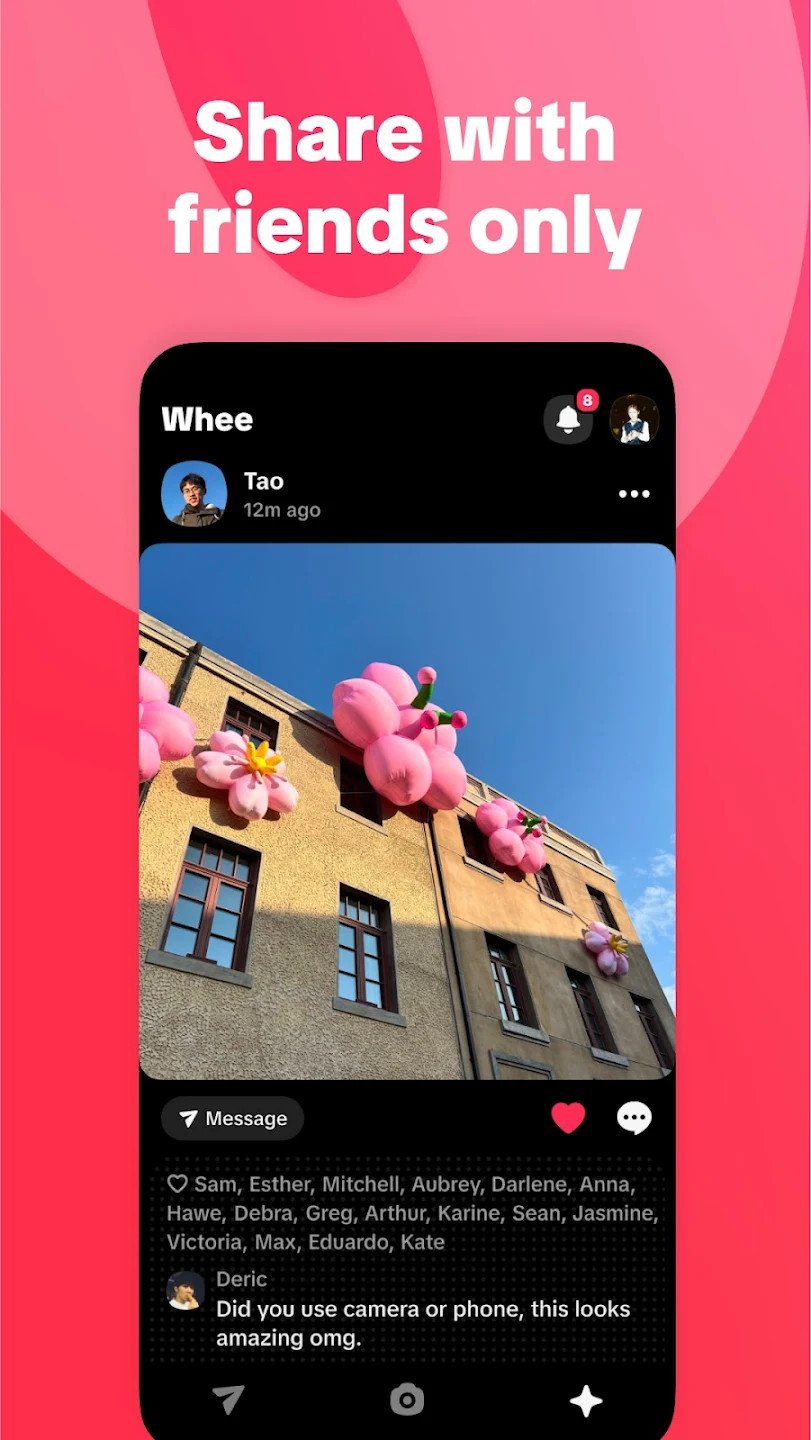 aplikacja Whee screen