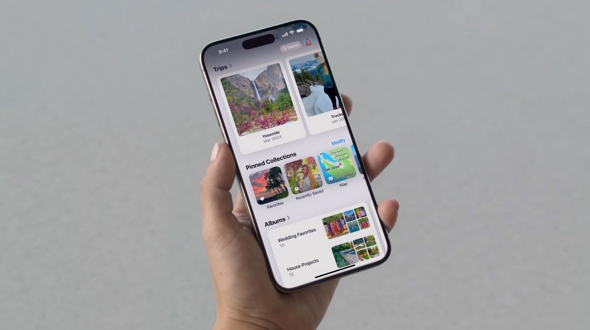 Aplikacja Zdjęcia iOS 18
