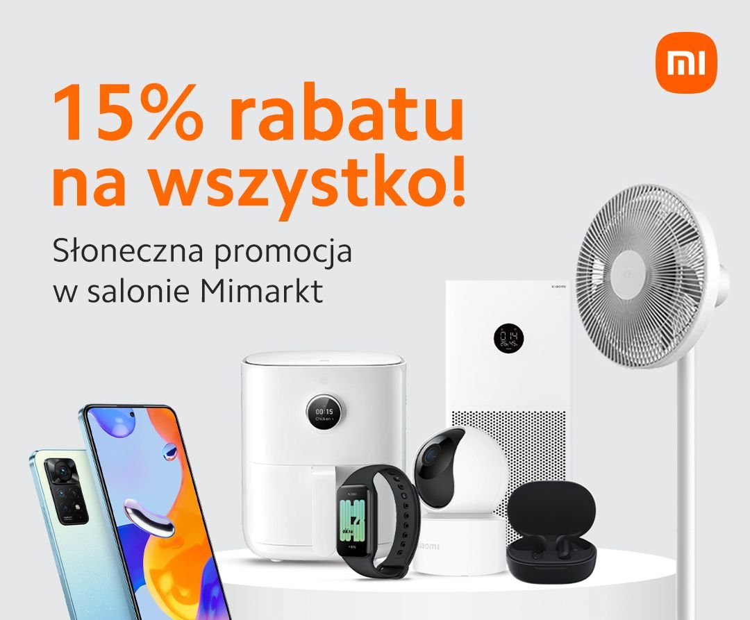xiaomi promocja lato 2024 15 procent na wszystko