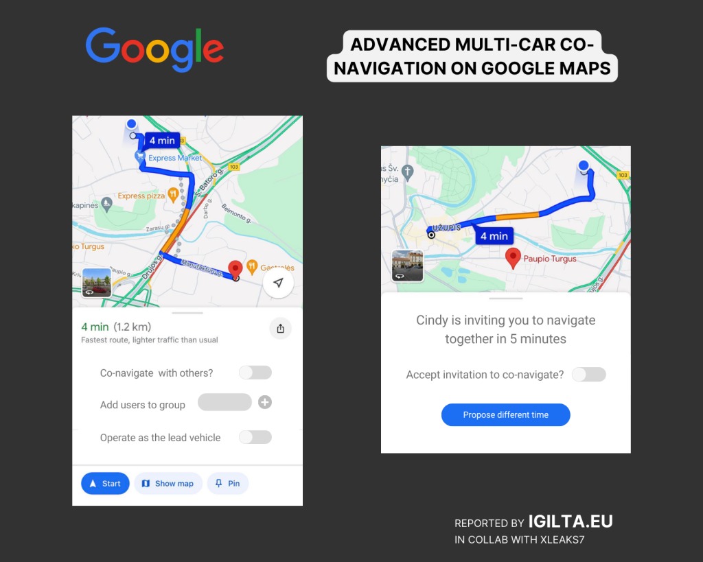 Koordynowanie podróży grupowych Google Maps