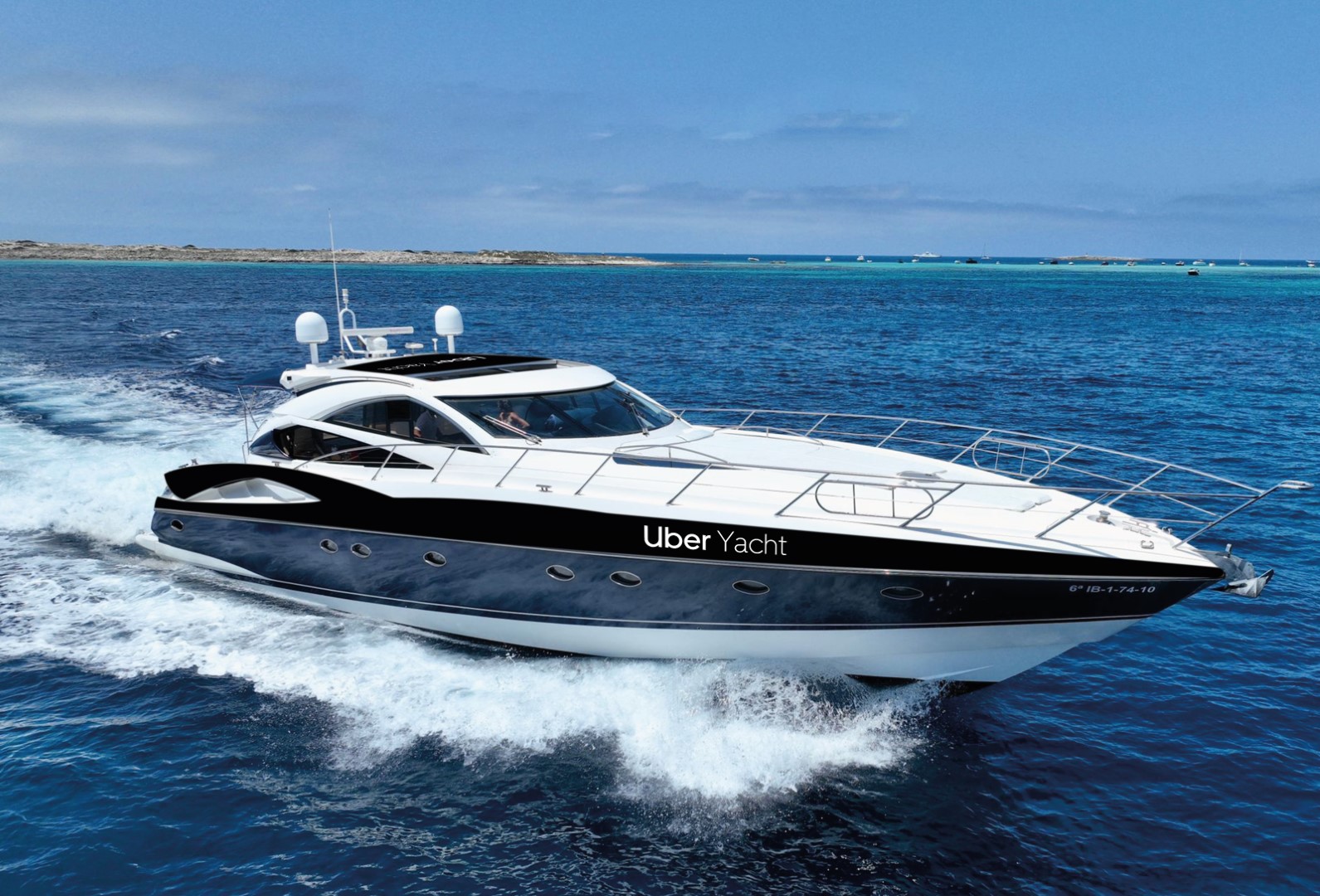 Uber Yacht na Ibizie