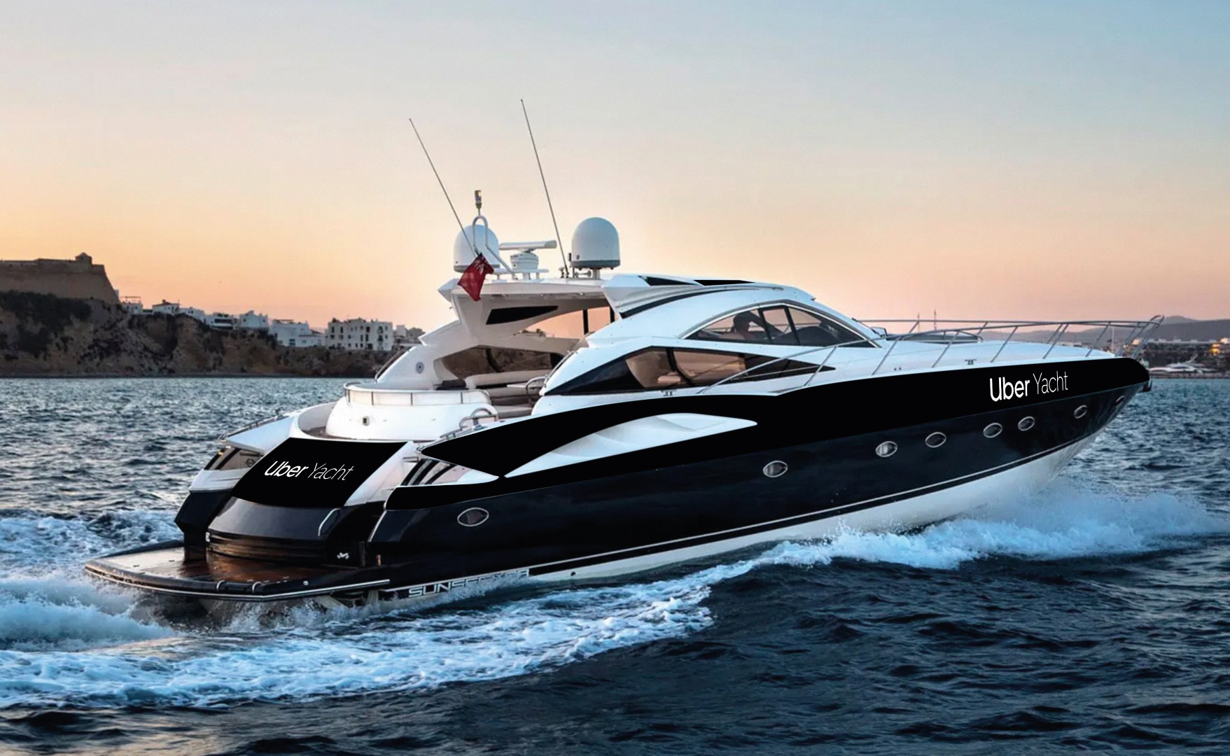 Uber Yacht na Ibizie