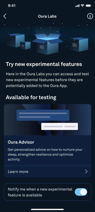 Oura Labs Advisor