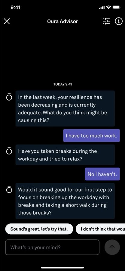Oura Labs Advisor