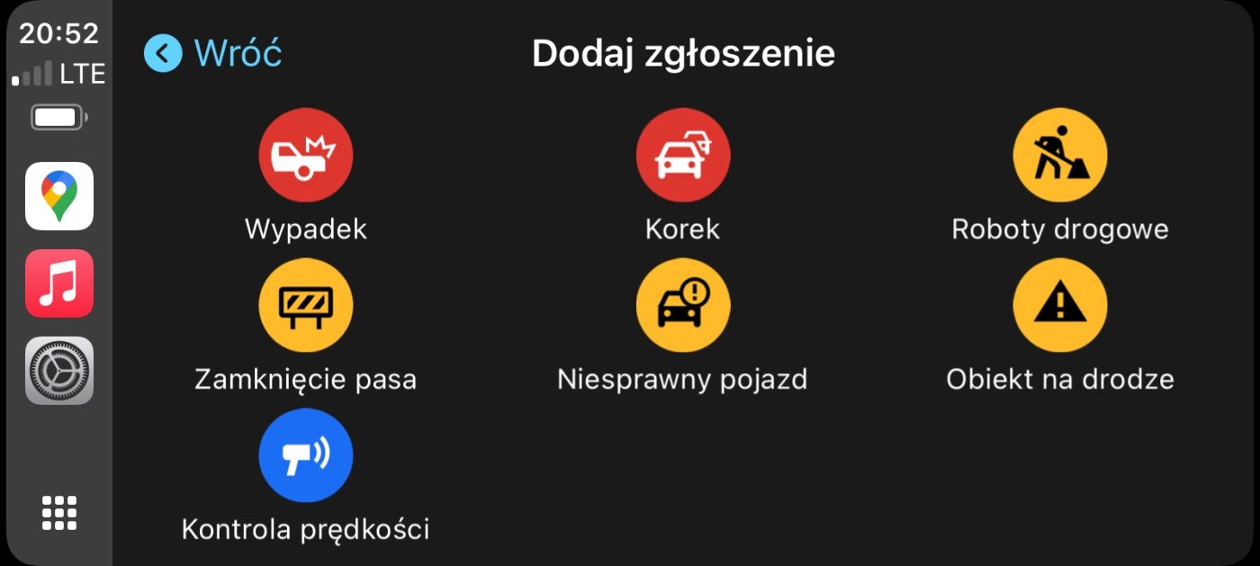 Google Maps nowa funkcja w Apple CarPlay