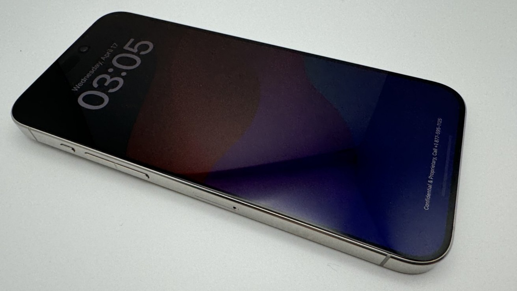 iPhone 15 Pro Max przyciski haptyczne prototyp