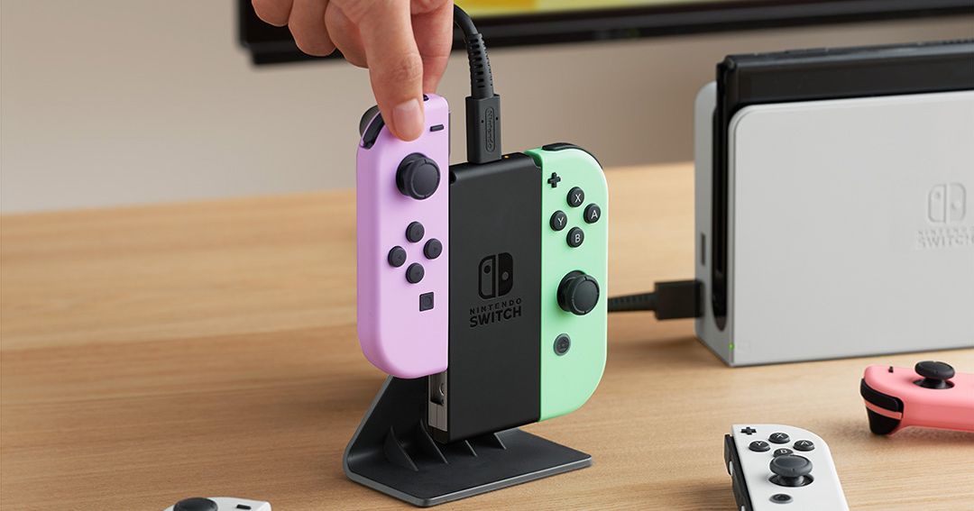 nintendo switch ładowarka joy-conów