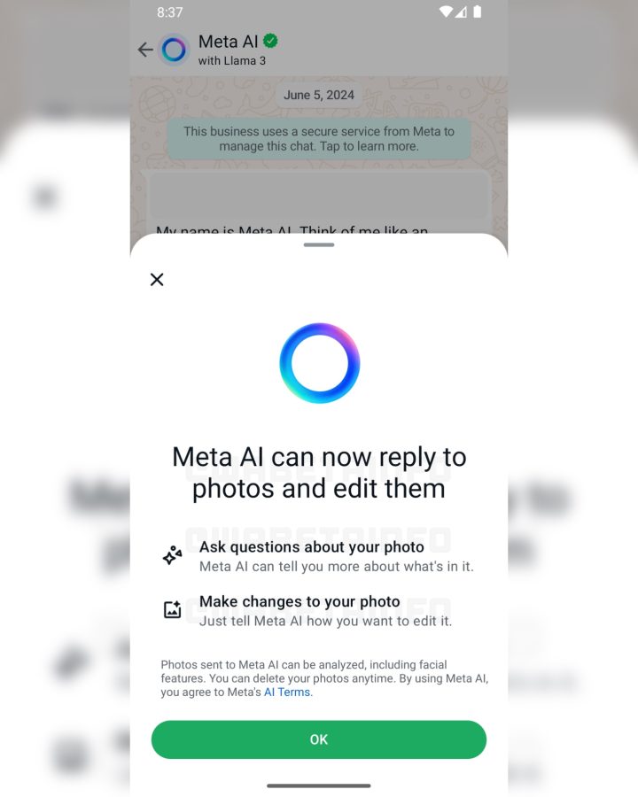 Nowe funkcje bota Meta AI w WhatsApp