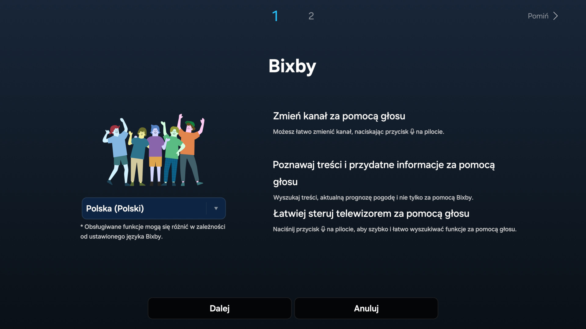 Samsung Smart TV Bixby Lite