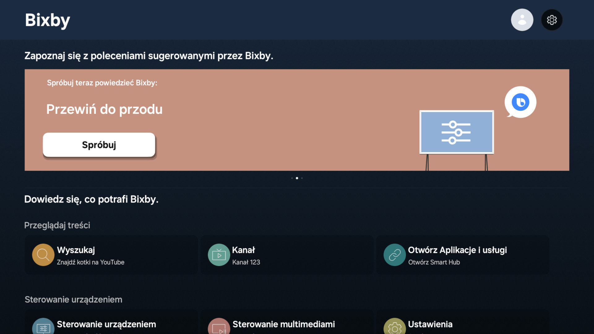 Samsung Smart TV Bixby Lite