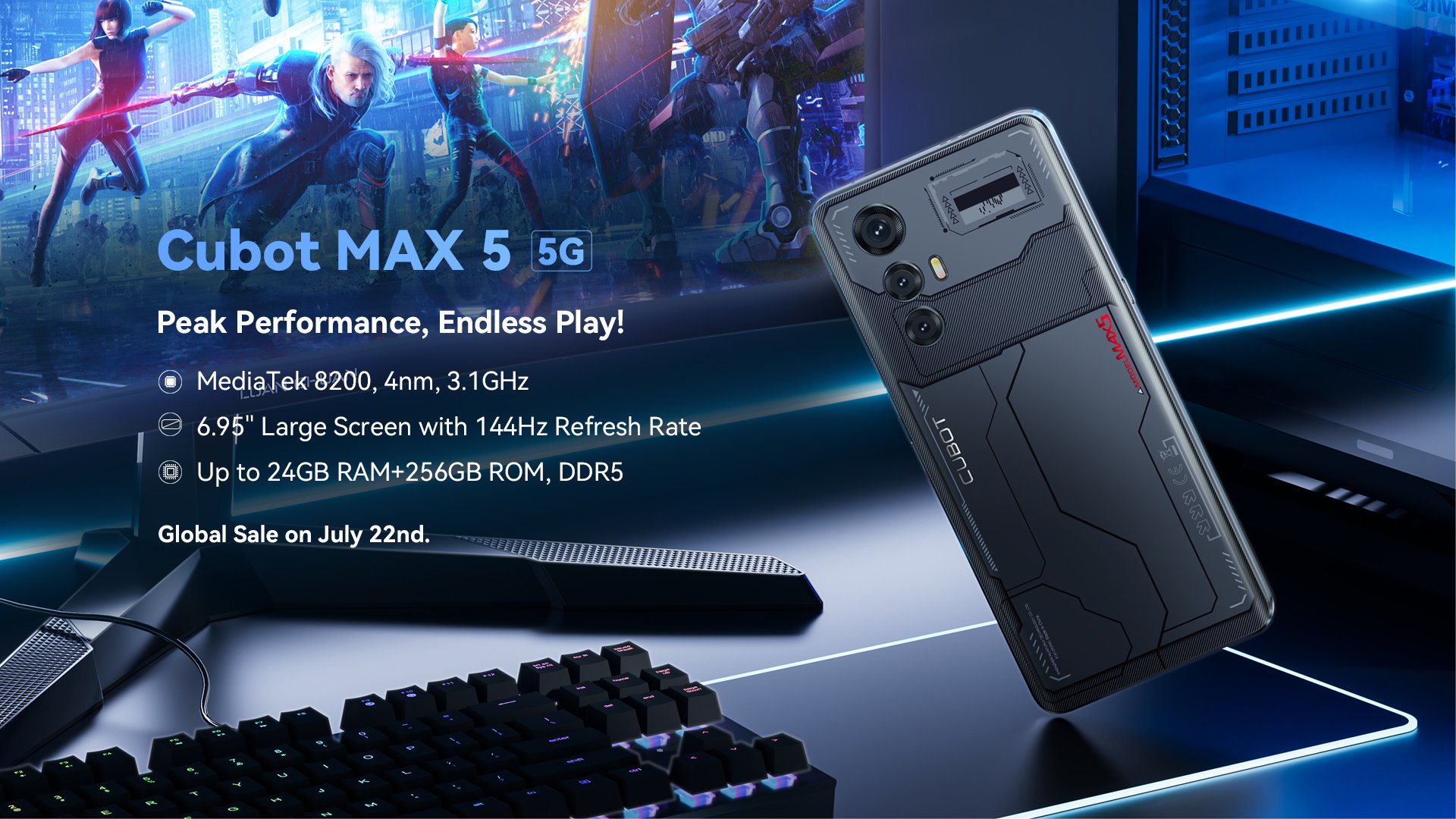 smartfon cubot max 5 smartphone