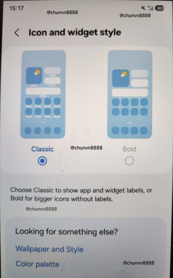 styl ikon i widżetów w one ui 7 samsung