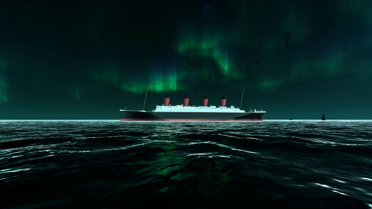 titanic grafika pixabay