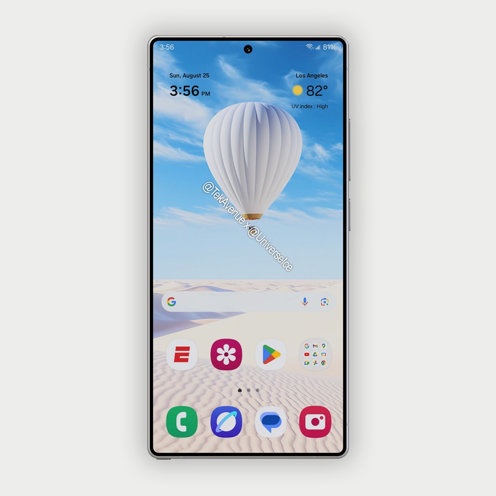 smartfon samsung galaxy s25 ultra smartphone render