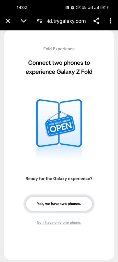 aplikacja try galaxy samsung galaxy z fold fot. tabletowo.pl
