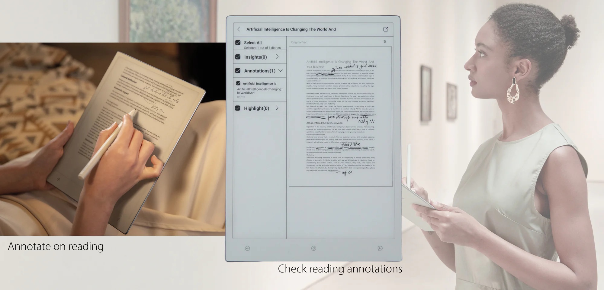 Tablet E Ink Viwoods AiPaper