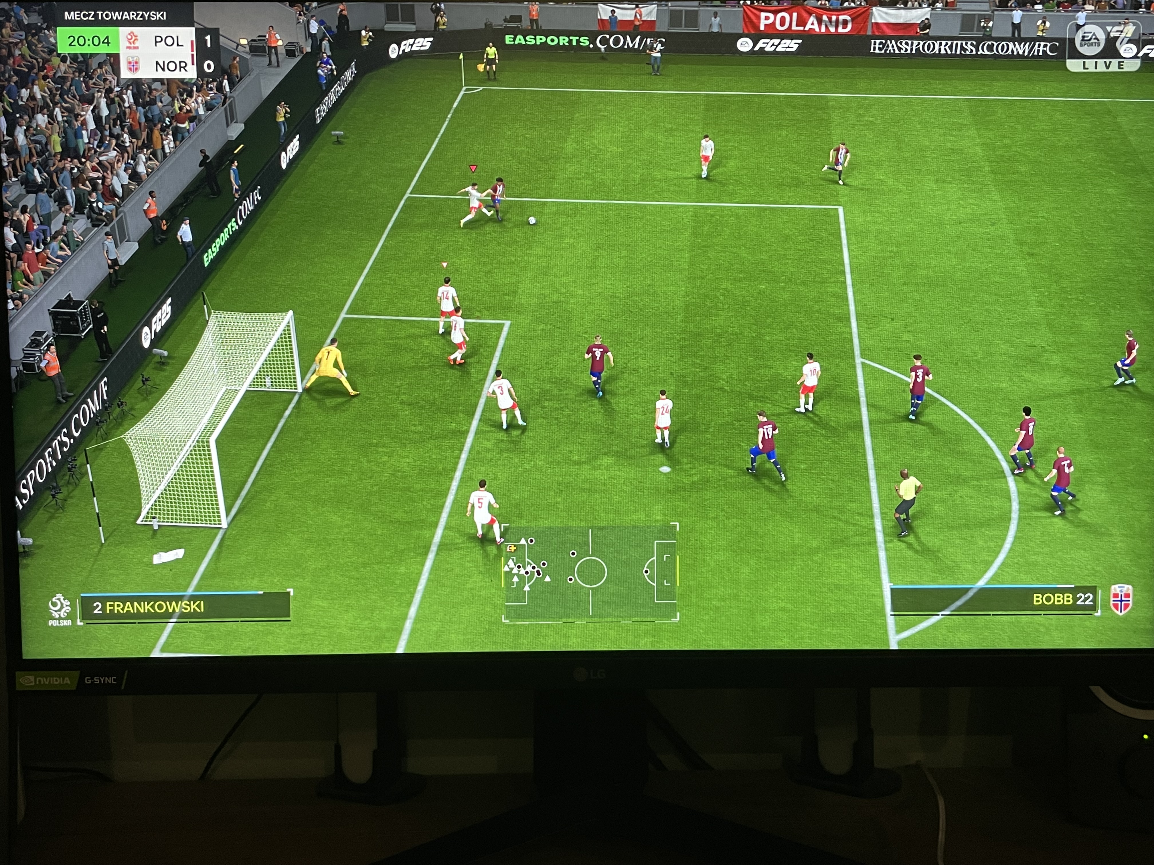 screen z meczu ea sports fc 25