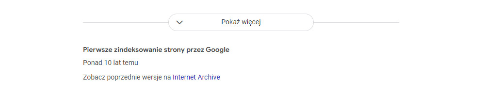 Wyszukiwarka Google Internet Archive