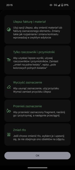 Funkcje AI w Google Pixel 9