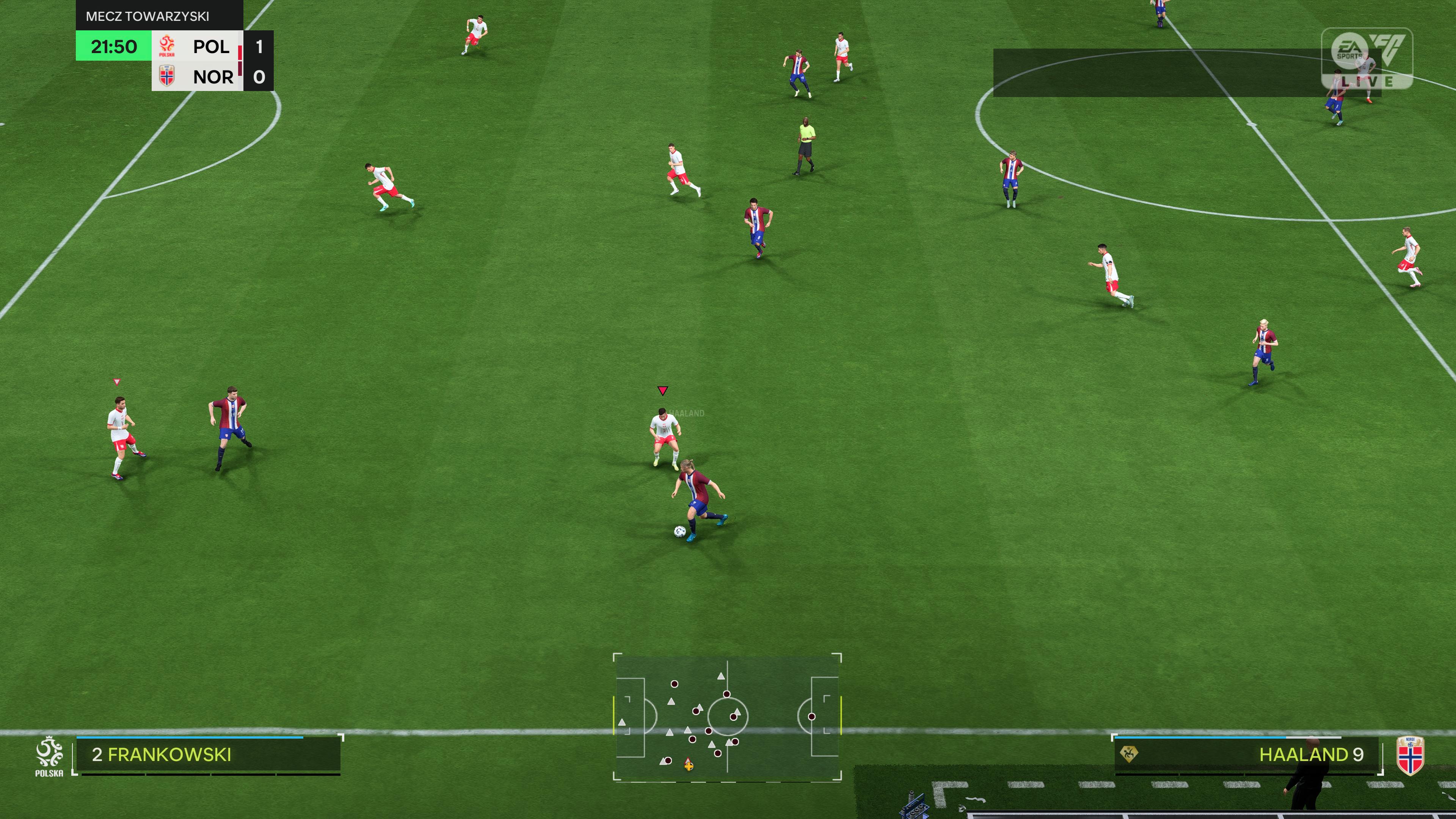 screen z meczu offline ea sports fc 25