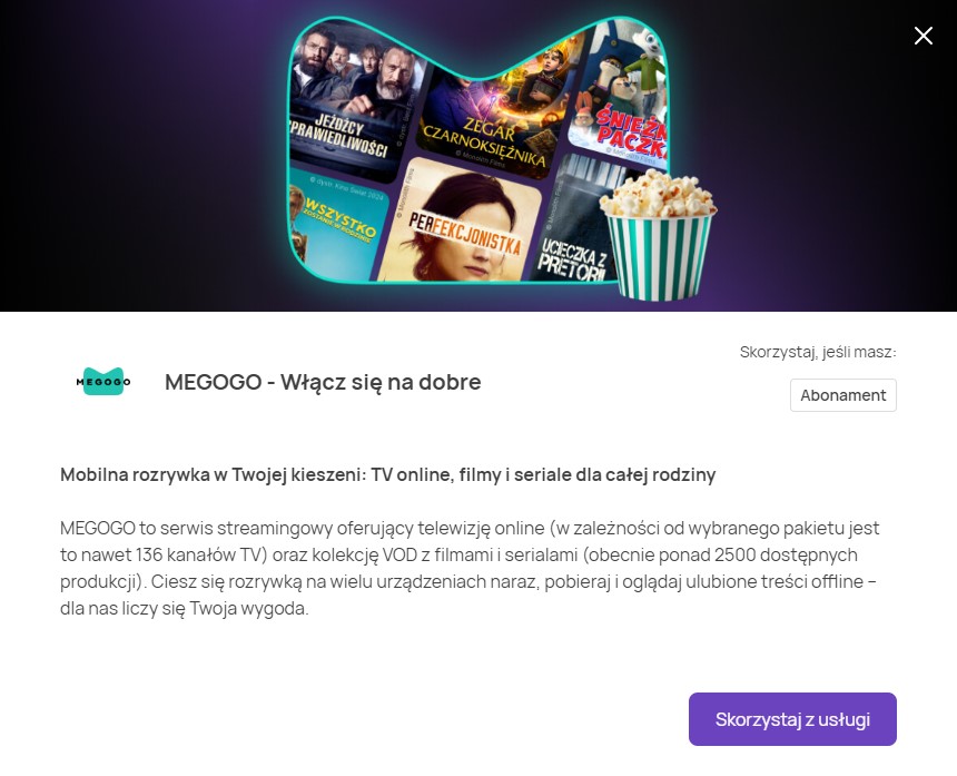 Play współpracuje z platformą Megogo