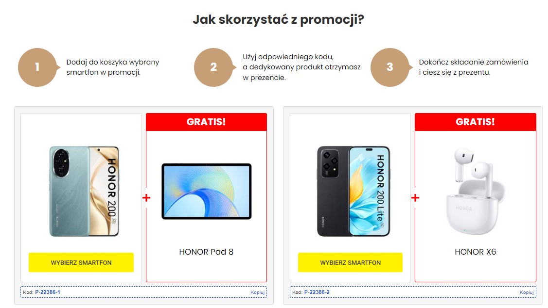 Kup smartfon i odbierz tablet lub słuchawki