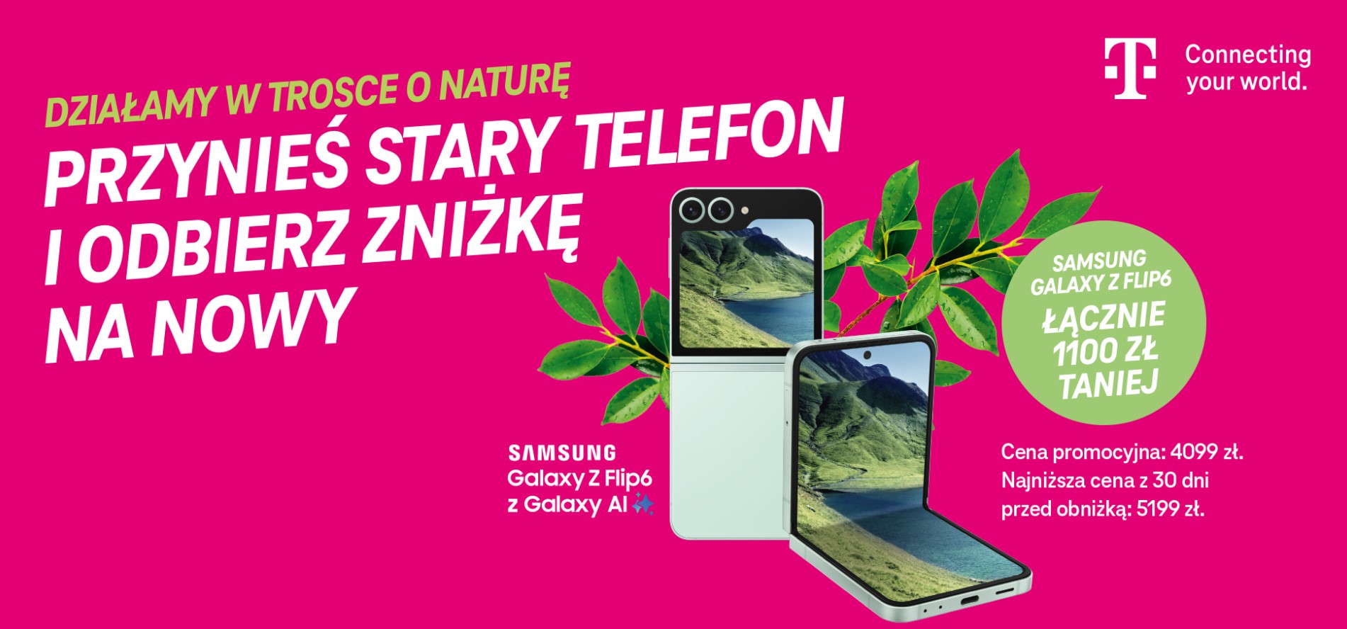 Samsung Galaxy Z Flip 6 taniej w T-Mobile