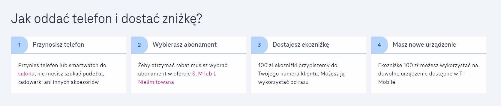 Jak oddać telefon i dostać zniżkę w T-Mobile?