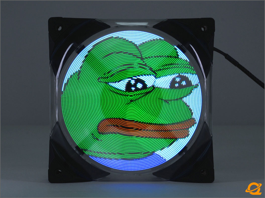 wentylator z wyświetlaczem dynatron coolify holo fan