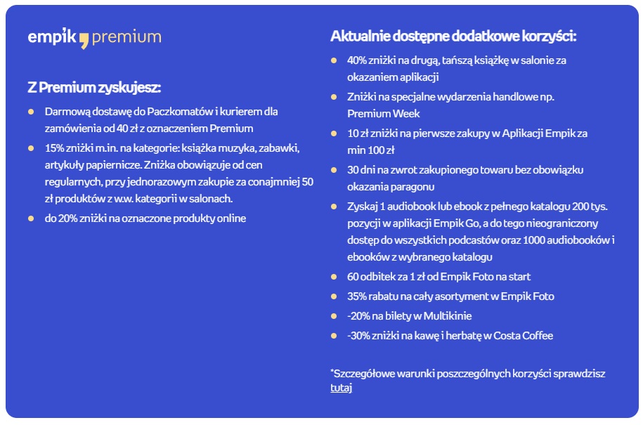 korzyści empik premium