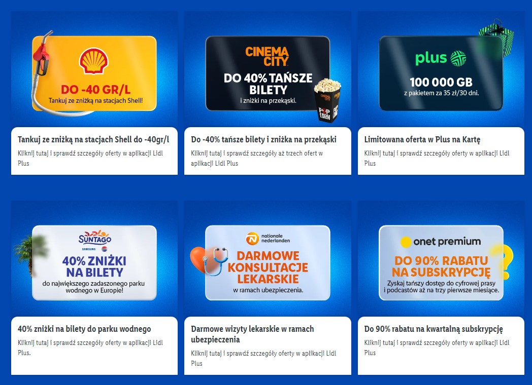 Program Benefit Plus w Lidl Plus