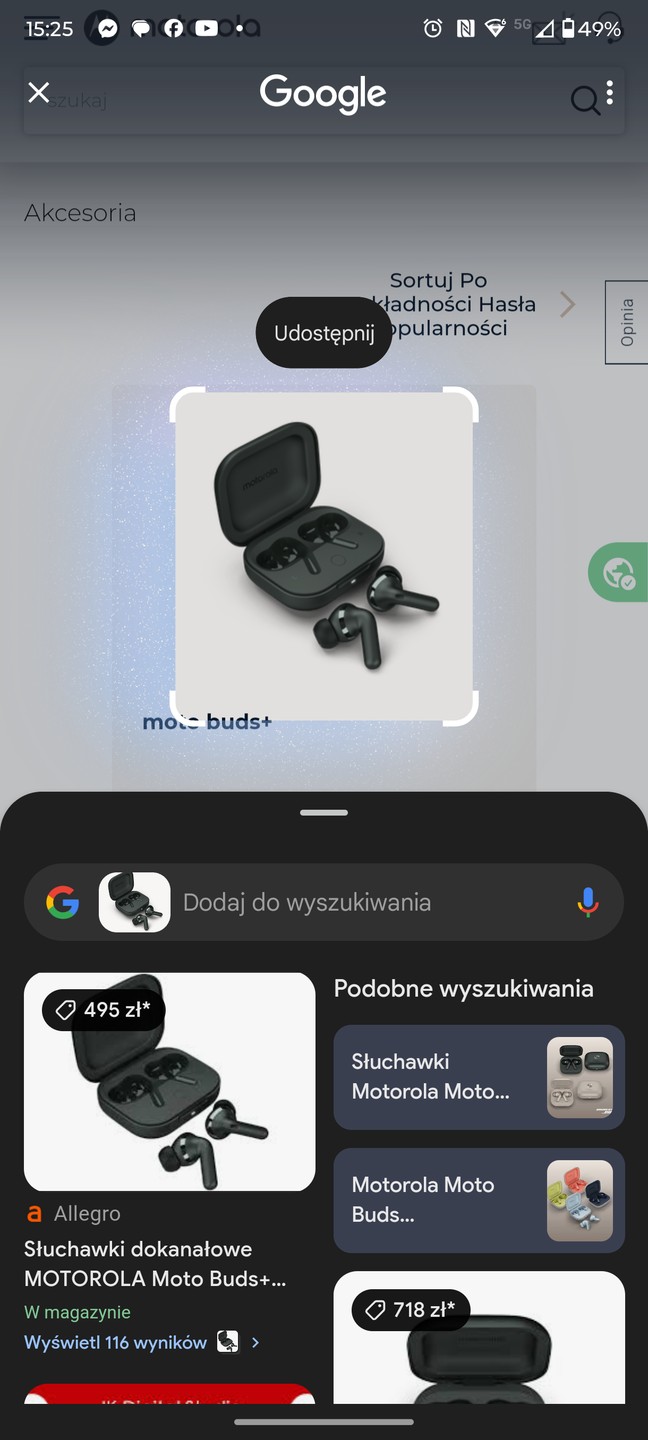 motorola circle to search
