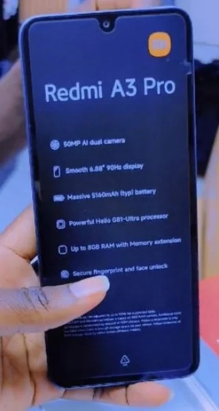 xiaomi redmi a3 pro grafika