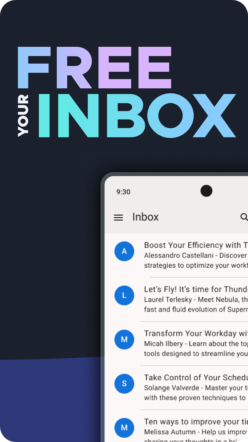 Mozilla Thunderbird Beta Android aplikacja promo