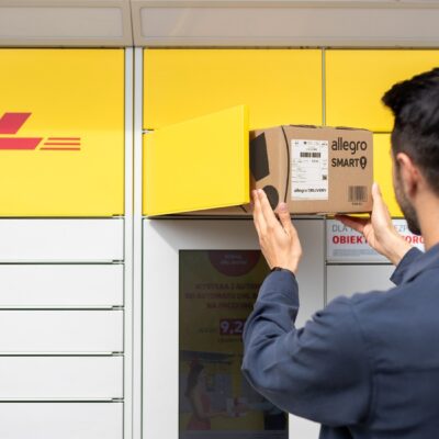 DHL stał się partnerem programu Allegro Delivery, automat paczkowy DHL