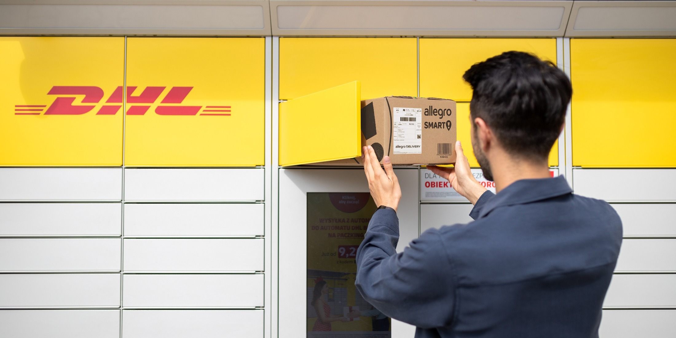 DHL stał się partnerem programu Allegro Delivery, automat paczkowy DHL