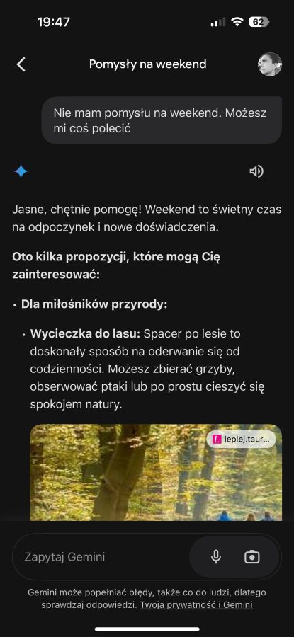 Google Gemini na iOS