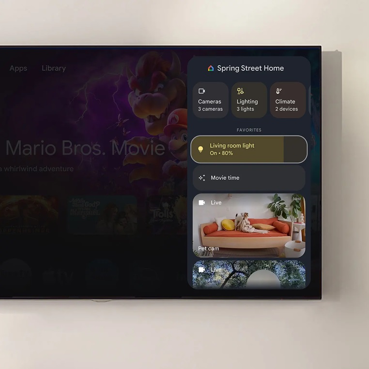 Nowe funkcje telewizorów z Google TV
