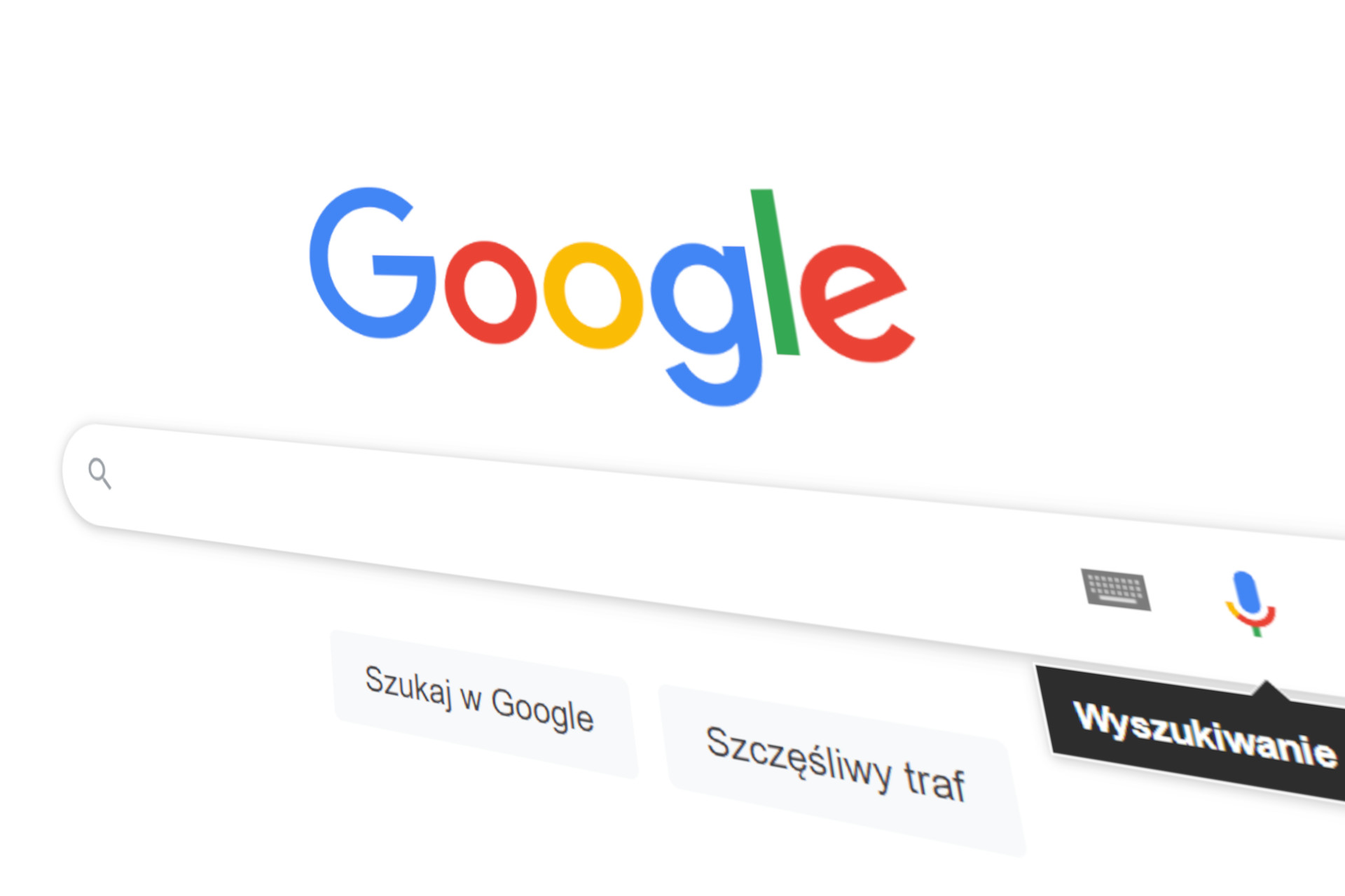 Google wyszukiwanie głosowe logo