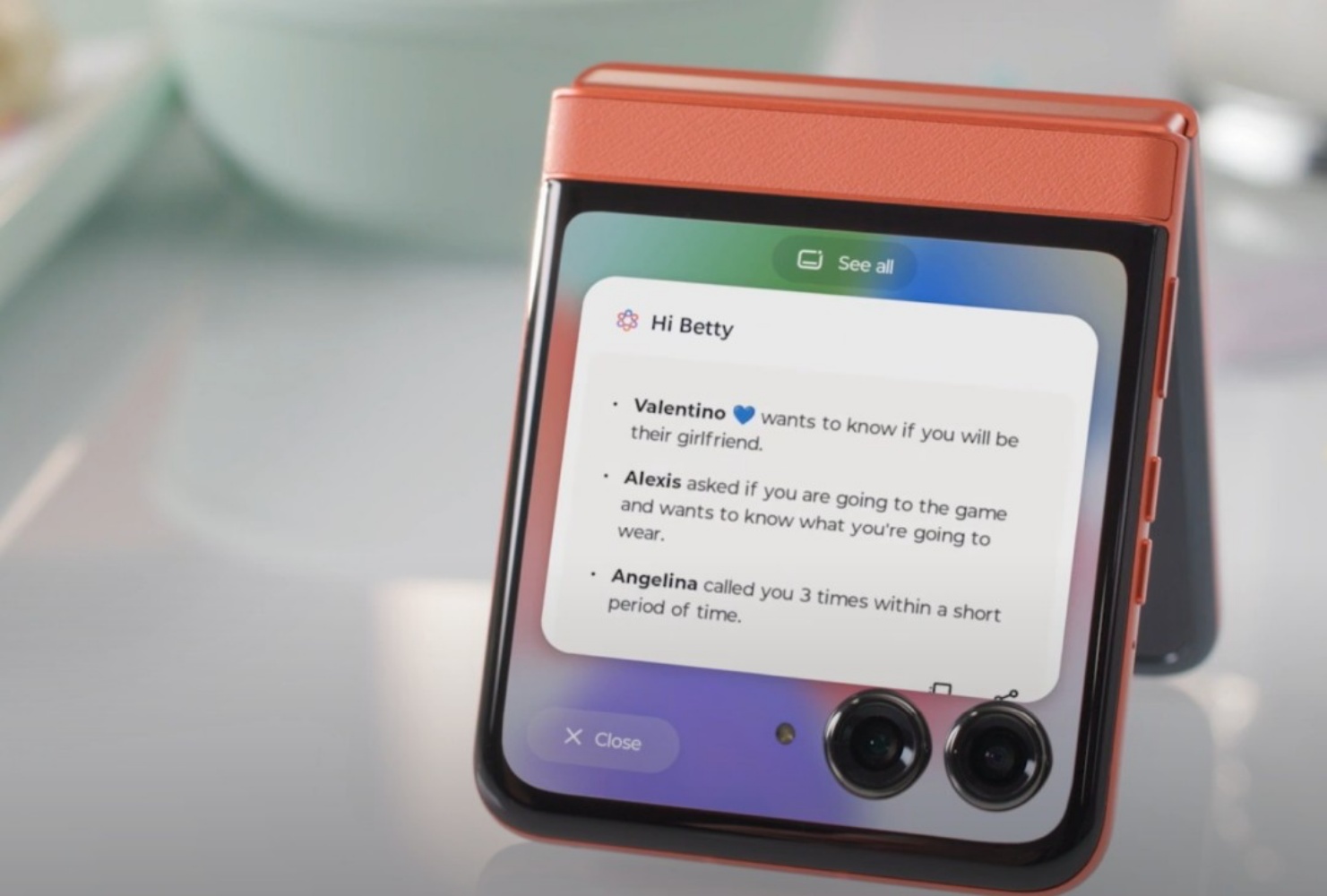 Motorola Moto AI beta