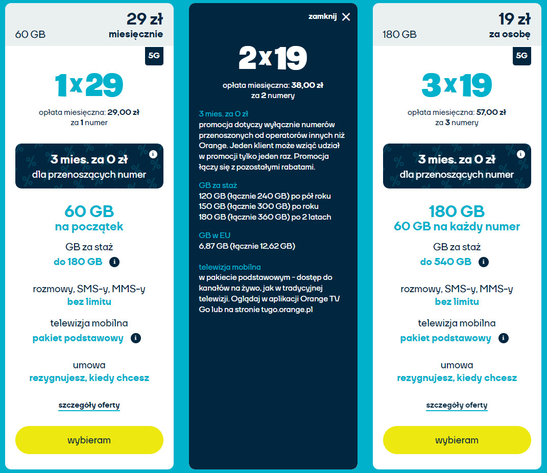 oferta Nju Mobile subskrypcja